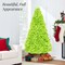 Best Choice Products Artificial Christmas Tree, Premium Unlit Pine Design, Dense Branches w/Easy Assembly - Lime Green